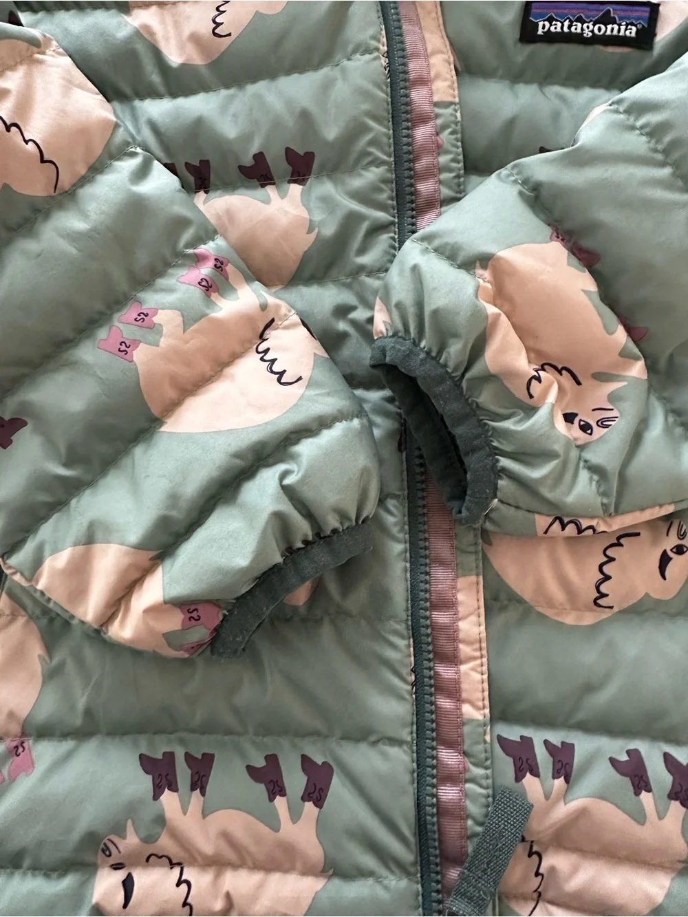 Patagonia Kids Bison Buffalo Puffer Jacket size 5T